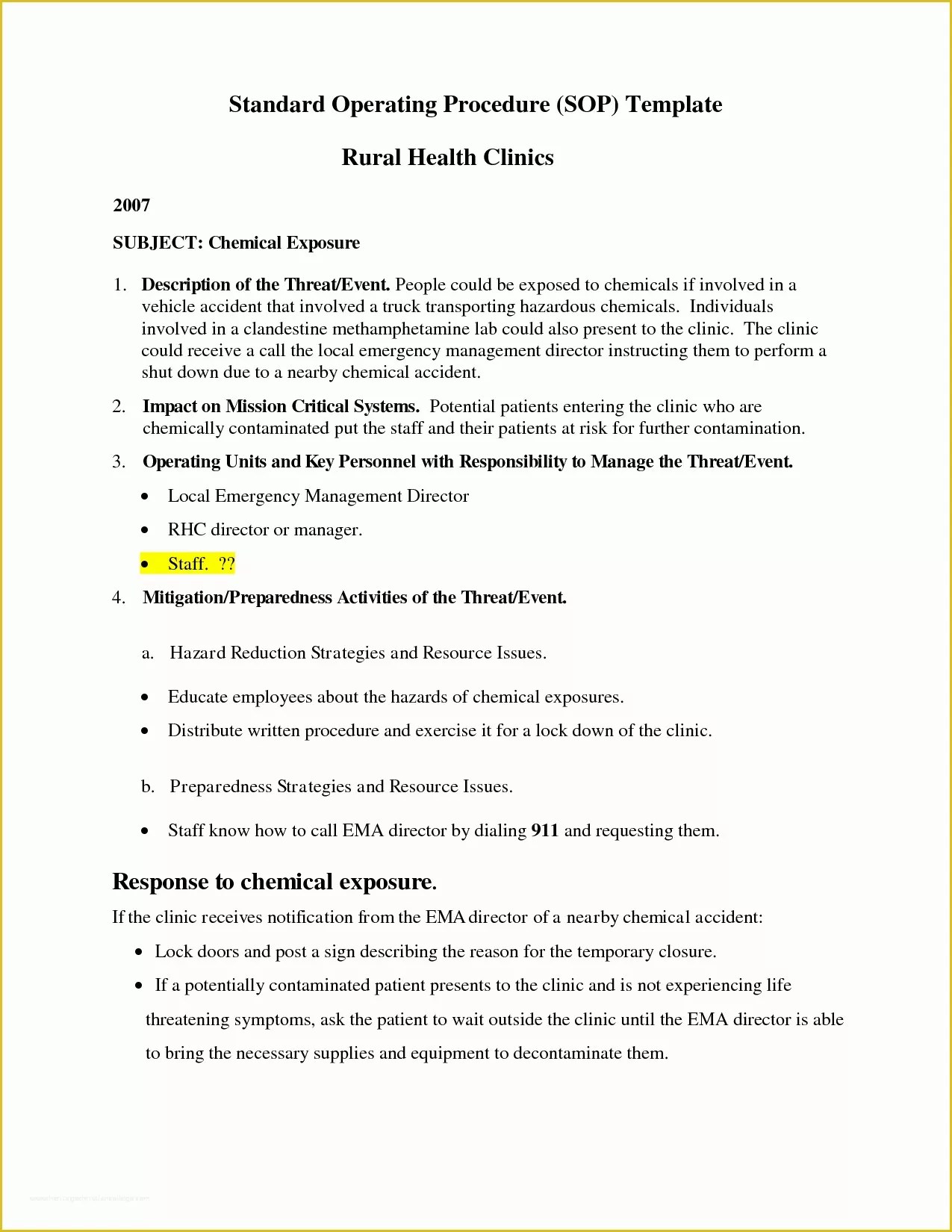 Standard Operating Procedure Template Free Of 9 Standard Operating