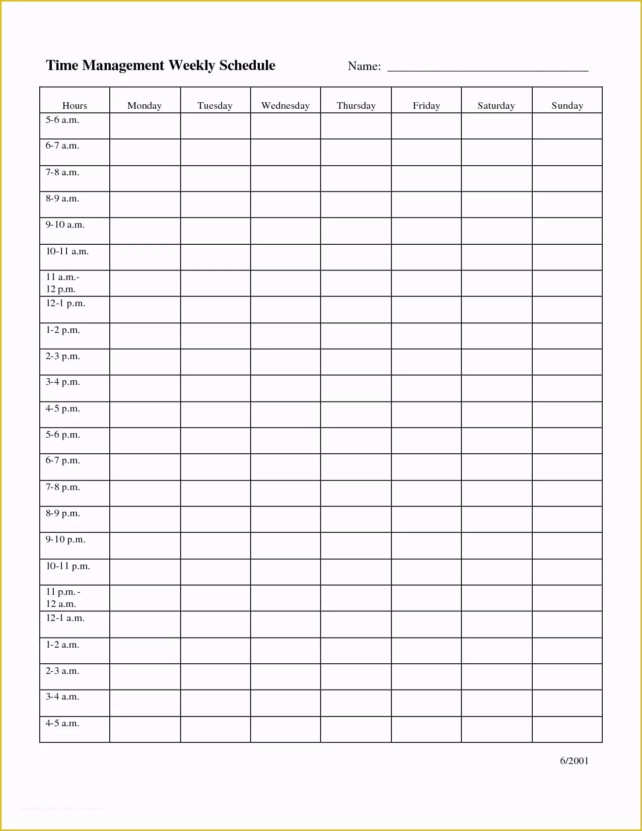 Time Management Excel Template Free Of Time Management Log Template