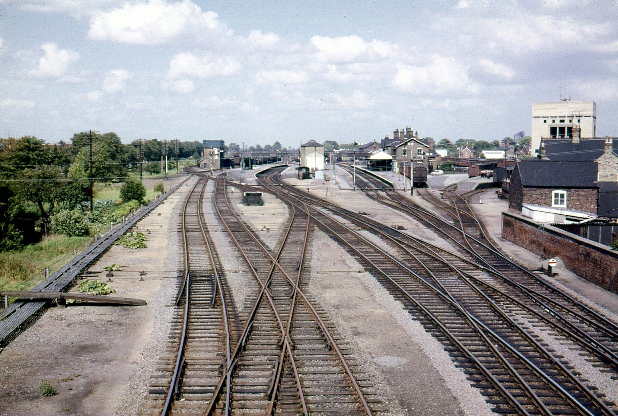 Spalding Railway Station as seen from Winsover Road South Holland