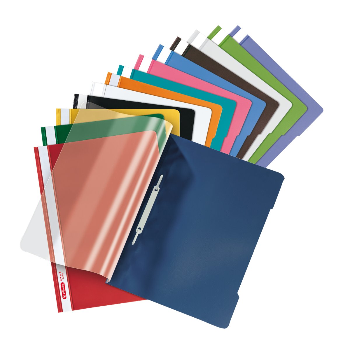 flat file A4 PP 'Quality' caribbean turquoise Herlitz