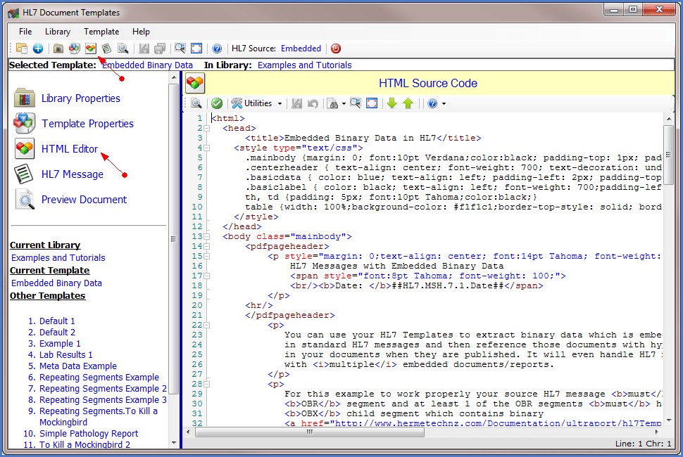 Working With the Editor > HTML Source Code Panel