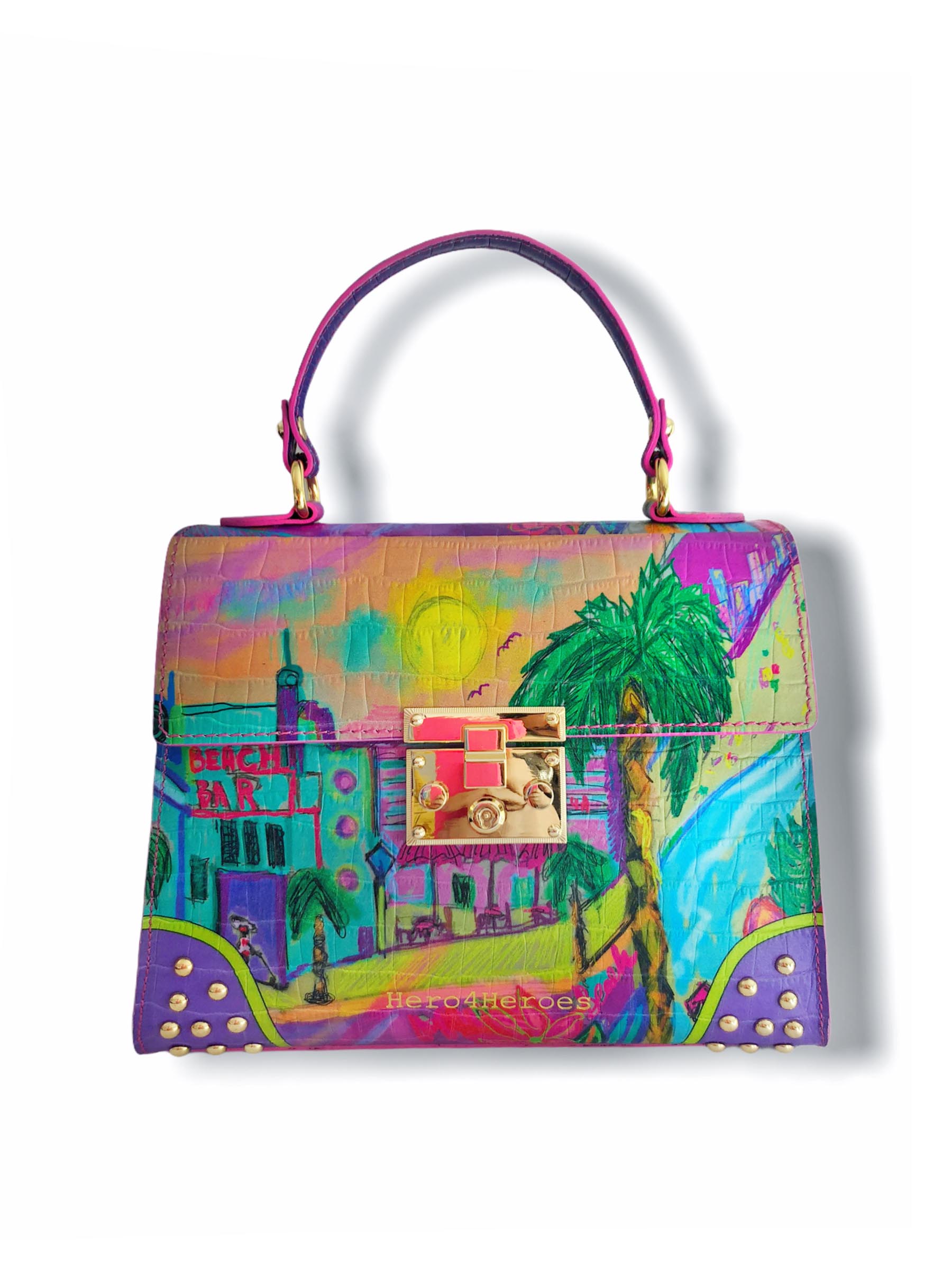 Miami print bag Hero4Heroes