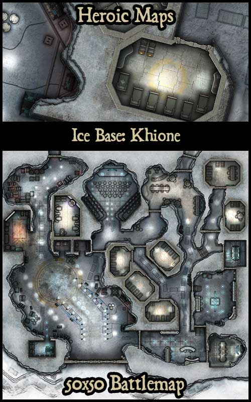 Heroic Maps Giant Maps Ice Base Khione Heroic Maps Buildings