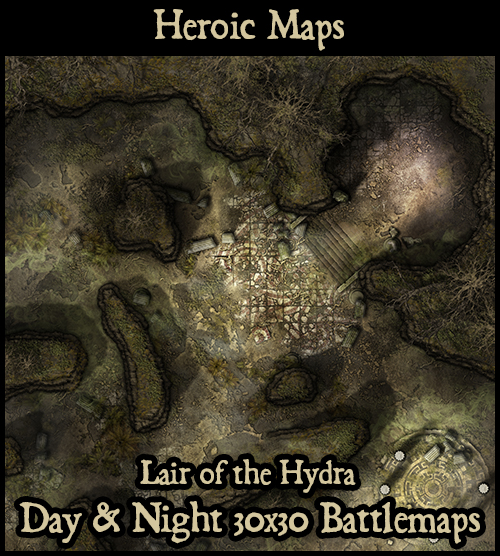 Heroic Maps Day Night Lair of the Hydra Heroic Maps Ruins Wilderness Day Night