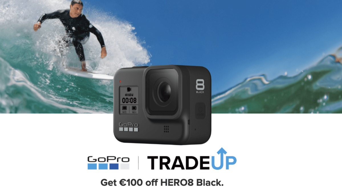 GoPro Trade up 100 euro korting op de Hero 7 & Hero 8