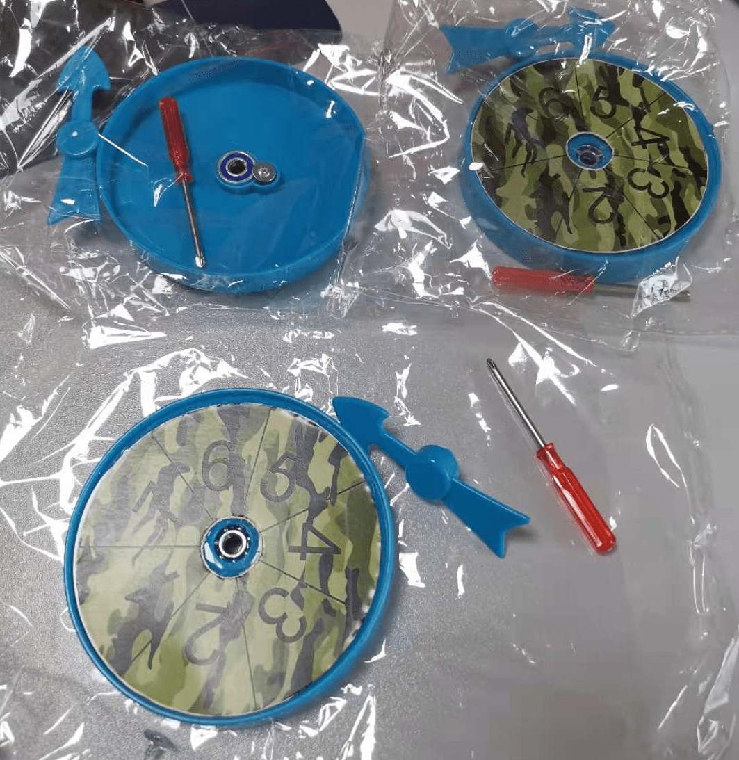 Plastic Spinner for Board Games Hero Time Hero Time