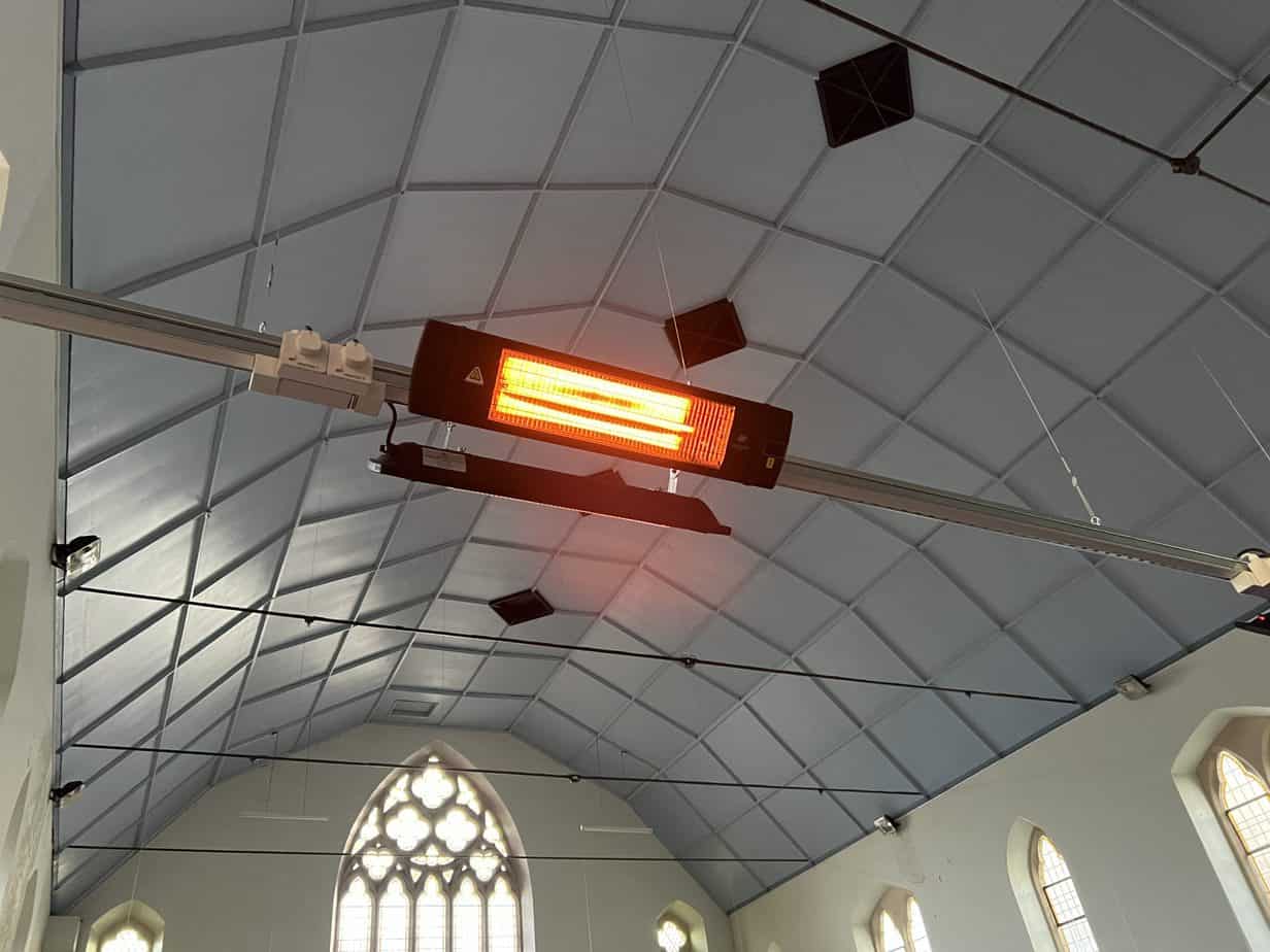 Radiant Space Heaters Infrared heaters for difficult to heat areas