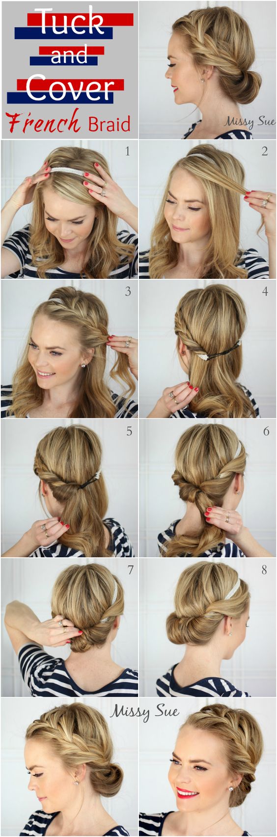 60 Easy Step by Step Hair Tutorials for Long, Medium,Short Hair Her