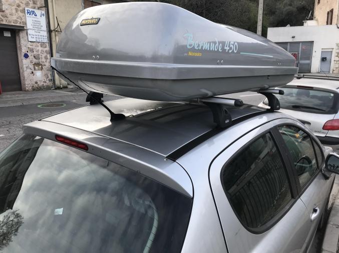 Equipement Auto/Moto LOCATION BARRE DE TOIT POUR FIXATION COFFRE DE