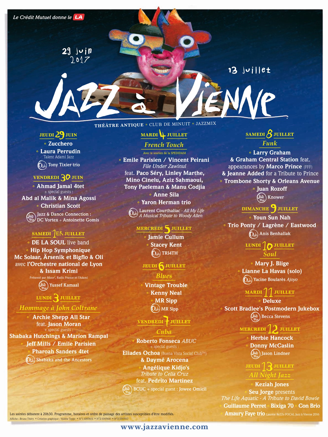 La belle programmation de Jazz à Vienne 2017 est dévoilée Heure Bleue