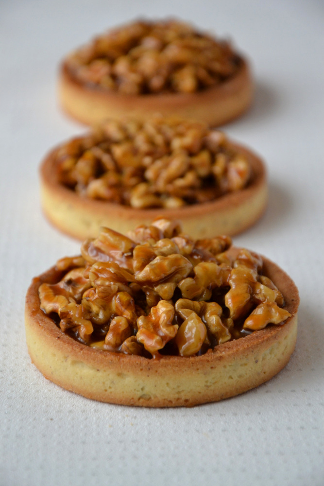 Tartelettes aux noix caramel au beurre salé L'Heure du CreamL'Heure du Cream