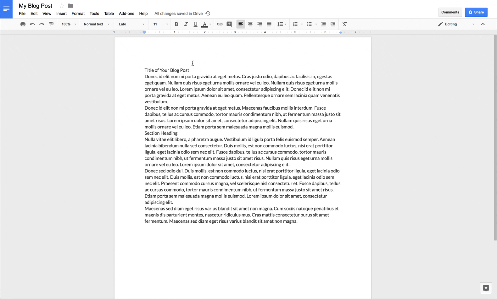 Writing Your Content in Google Docs Hewlett Creative