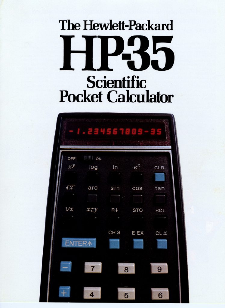HP 35 First Handheld Scientific Calculator HP History