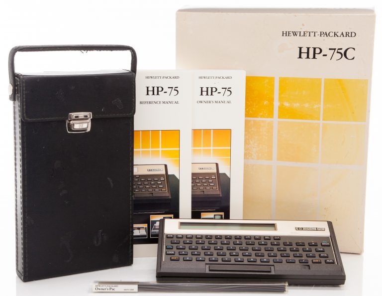 The HP 75C HP's First Handheld Computer HP History