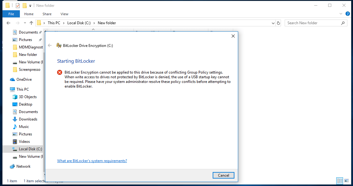 How to Manage BitLocker? Hexnode Help Center