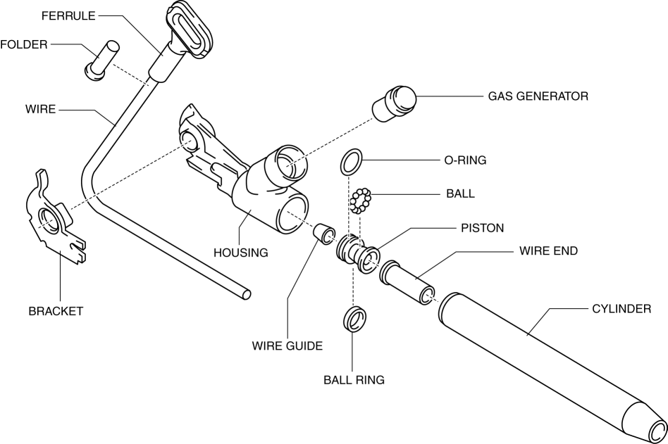 LAP PRETENSIONER SEAT BELT [TWOSTEP DEPLOYMENT CONTROL SYSTEM] 2016