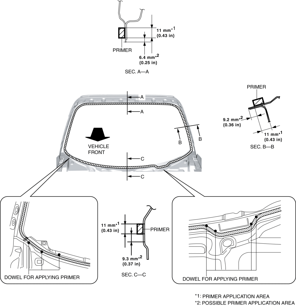 WINDSHIELD INSTALLATION 2016 ND Shop Manual