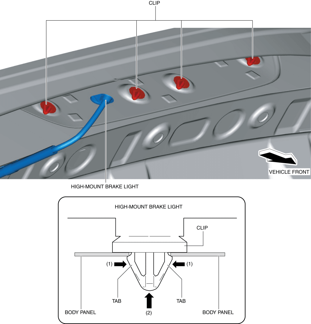 HIGHMOUNT BRAKE LIGHT REMOVAL/INSTALLATION 2016 ND Shop Manual