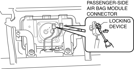 AIR BAG MODULE AND PRE-TENSIONER SEAT BELT DEPLOYMENT PROCEDURES [TWO