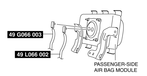 AIR BAG MODULE AND PRE-TENSIONER SEAT BELT DEPLOYMENT PROCEDURES [TWO