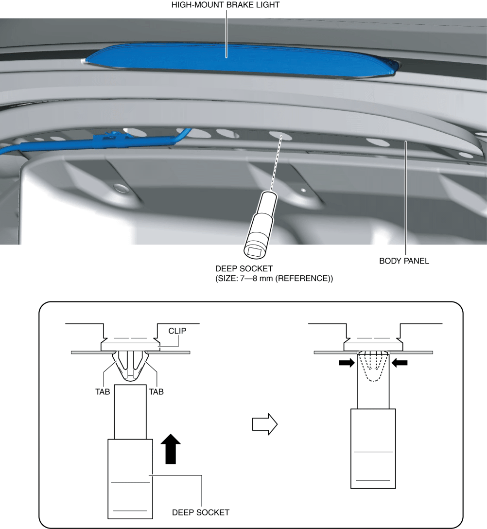 HIGHMOUNT BRAKE LIGHT REMOVAL/INSTALLATION 2016 ND Shop Manual