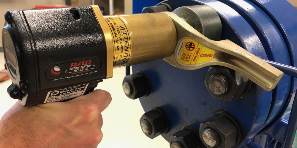 Bolting Applications with Pistol Grip Torque Wrenches Hex Technology