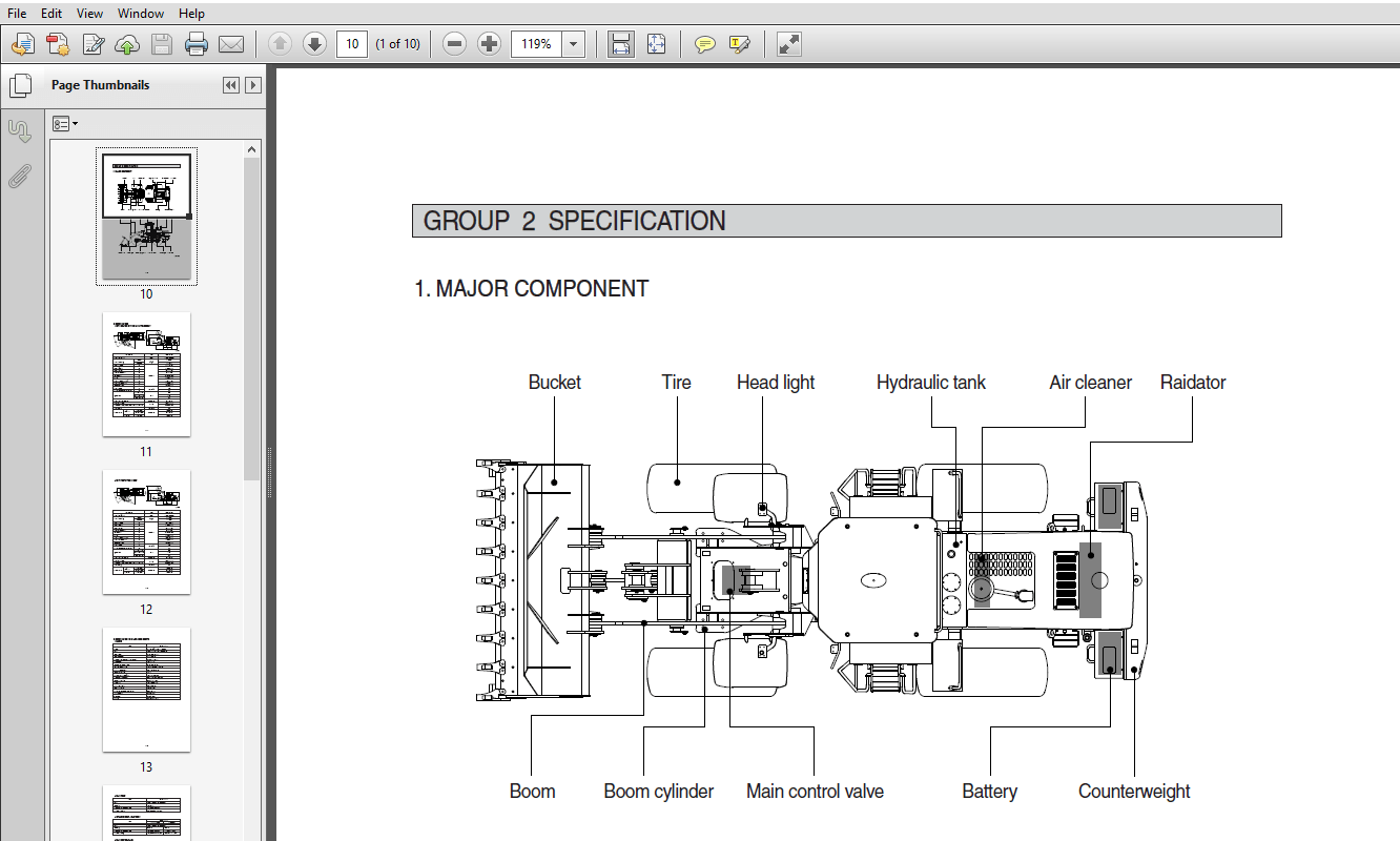 Hyundai SL765 Wheel Loaders Service Manual PDF DOWNLOAD