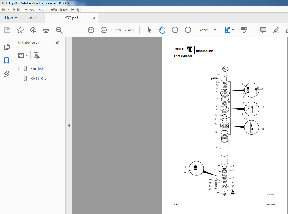 Yamaha F50A FT50B FT50C Outboard Service Manual - PDF DOWNLOAD