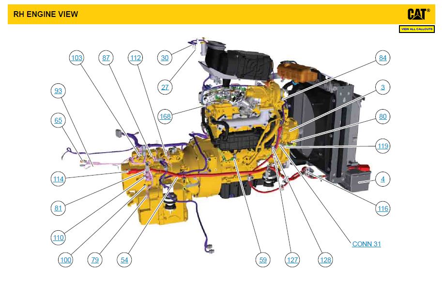 Cat 430FRDF Backhoe Loader Electrical System Schematic Manual PDF