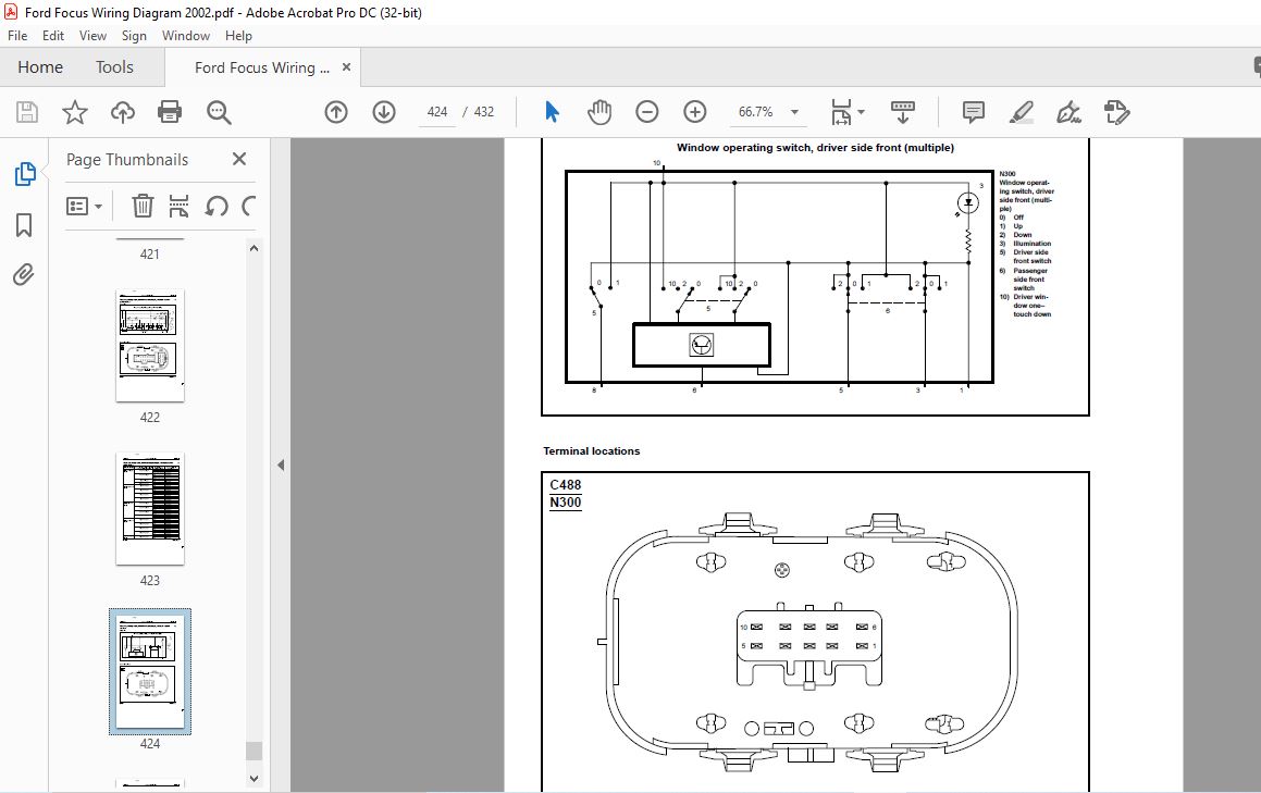 2002 Ford Focus Wiring Diagram Manual - PDF DOWNLOAD - HeyDownloads