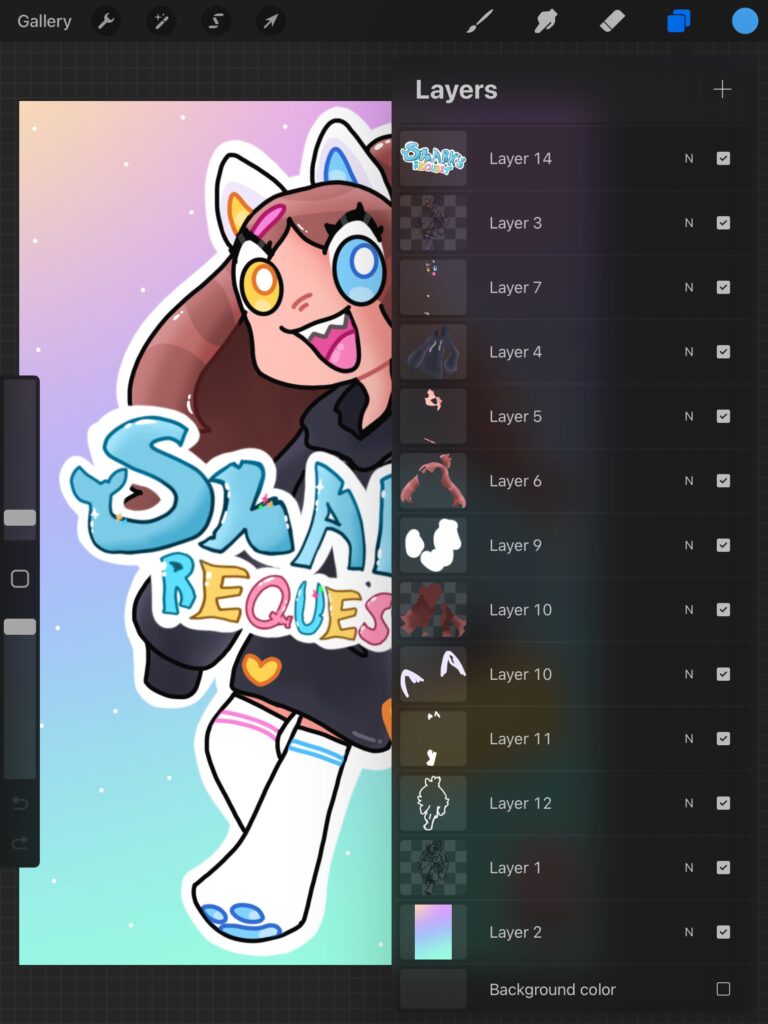 How to Use Layers in Procreate heyLeiloo Game Designer