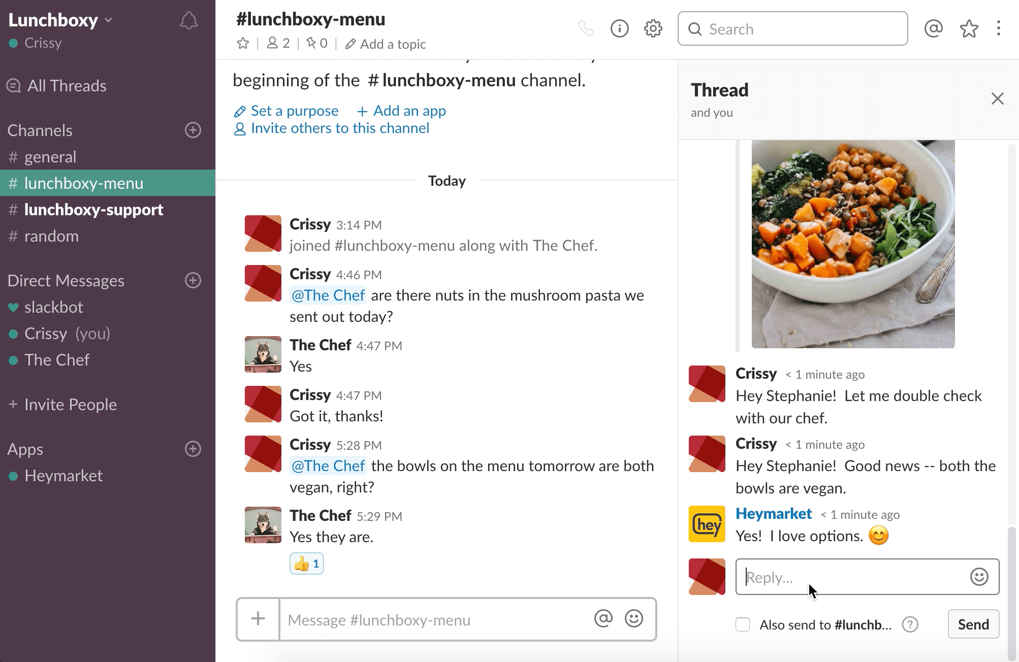 Slack SMS Send and Receive SMS Messages in Slack Heymarket