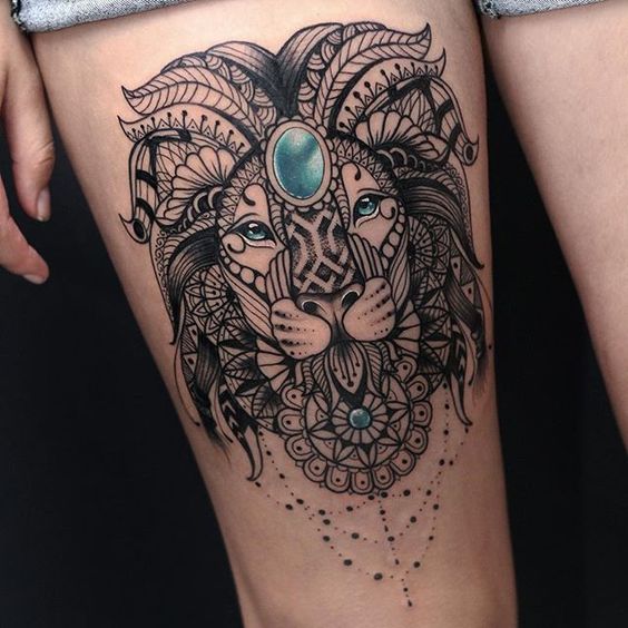 Tatuajes de leones para hombres, mujeres y sus diferentes significados