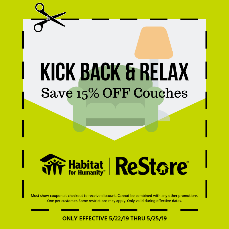 15 off Couches ReStore Habitat for Humanity of Summit County