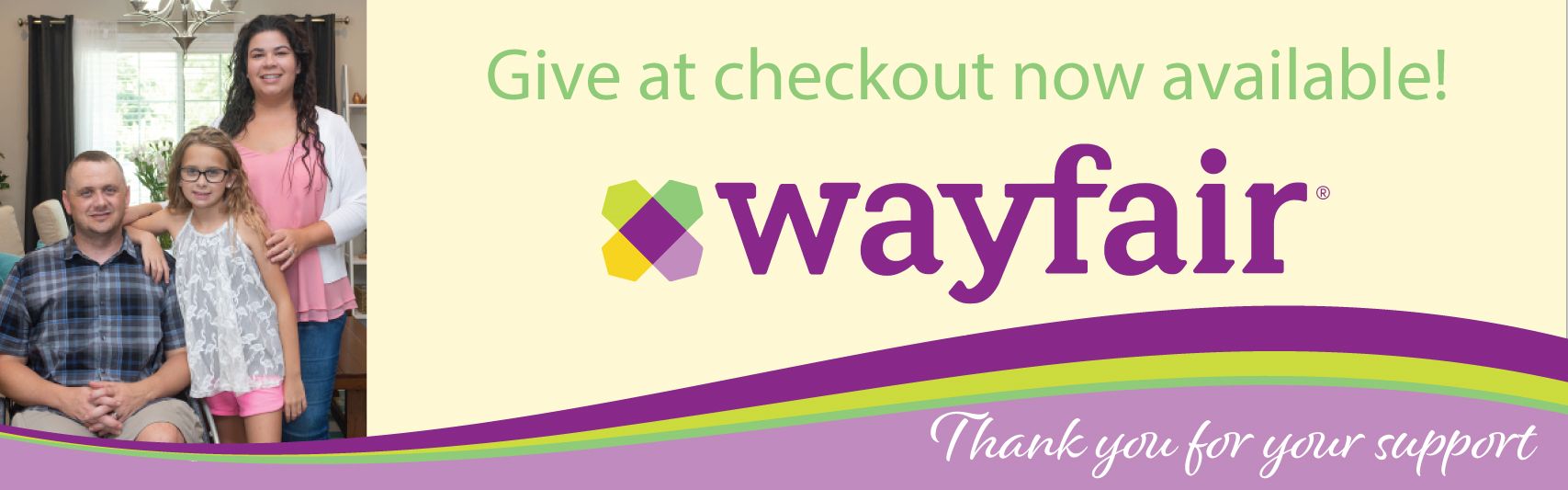 Support Homes For Our Troops and injured Veterans through Wayfair Homes For Our Troops