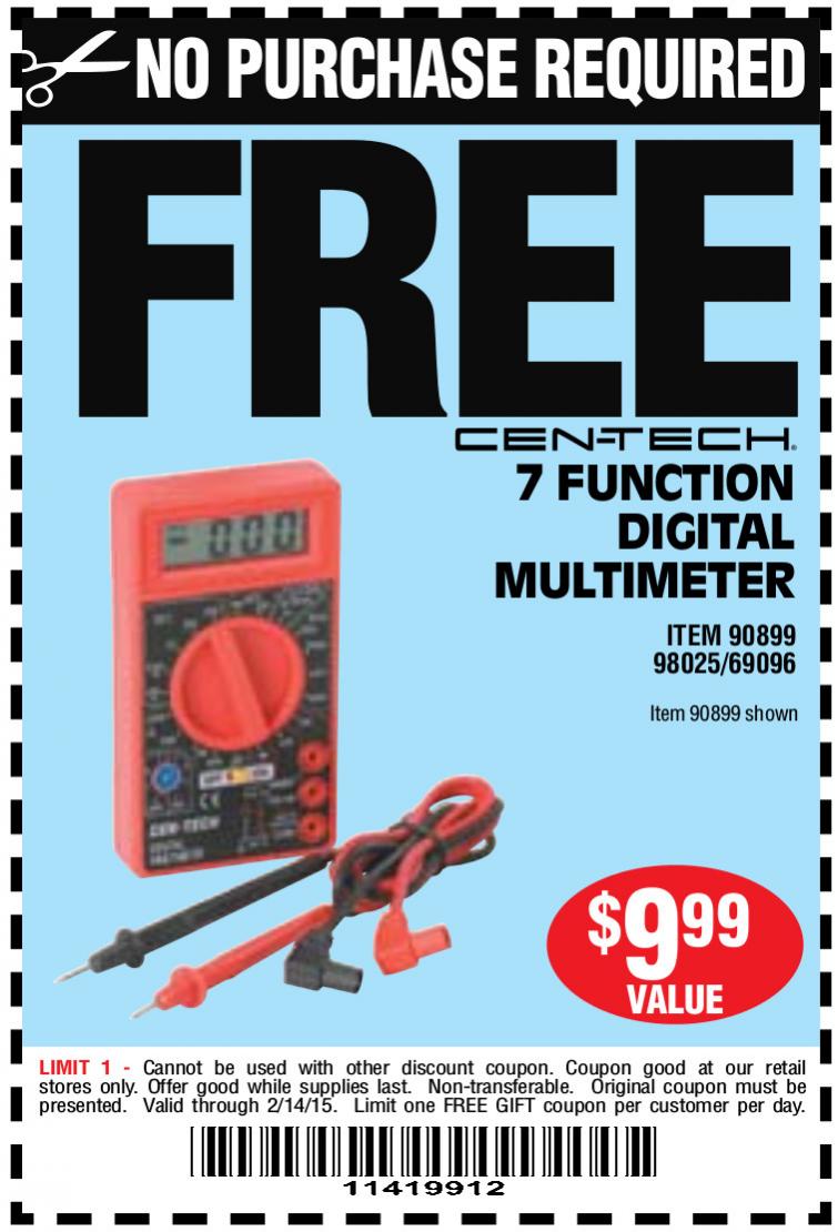 Harbor Freight Free Multimeter Printable Coupon Printable Templates