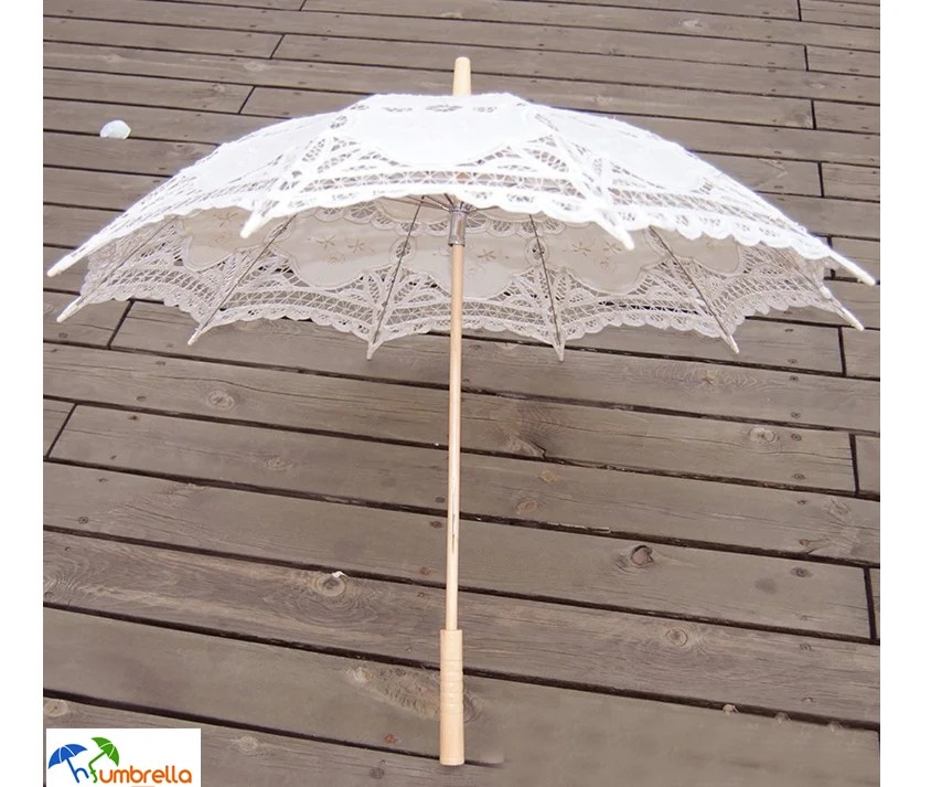 Where To Buy A Parasol Umbrella White Lace Wedding Parasol Umbrella Wholesale Hfumbrella