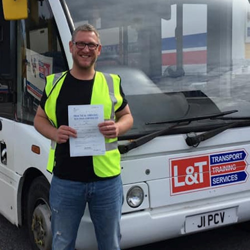 HGV Cat C, Cat CE, D1 and B+E test. Special facilities for management and testing.