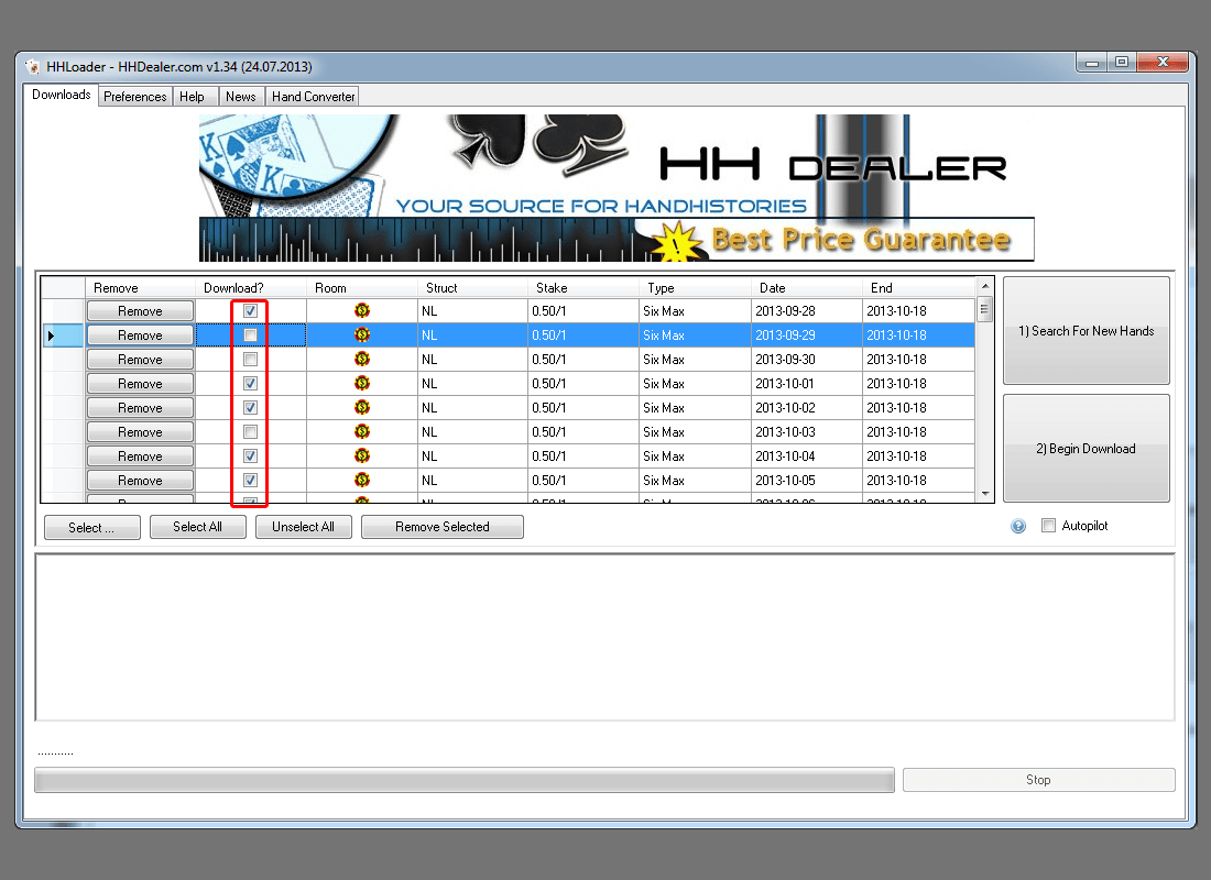 Your place to buy Poker hand histories