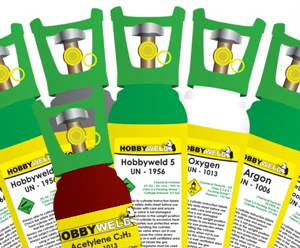 Hickleys Hobbyweld Gas Cylinders