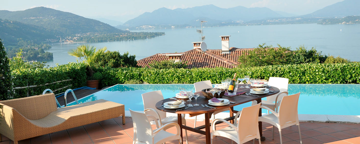 Lake Maggiore Vacation Villa with Pool & Lake View for Rent