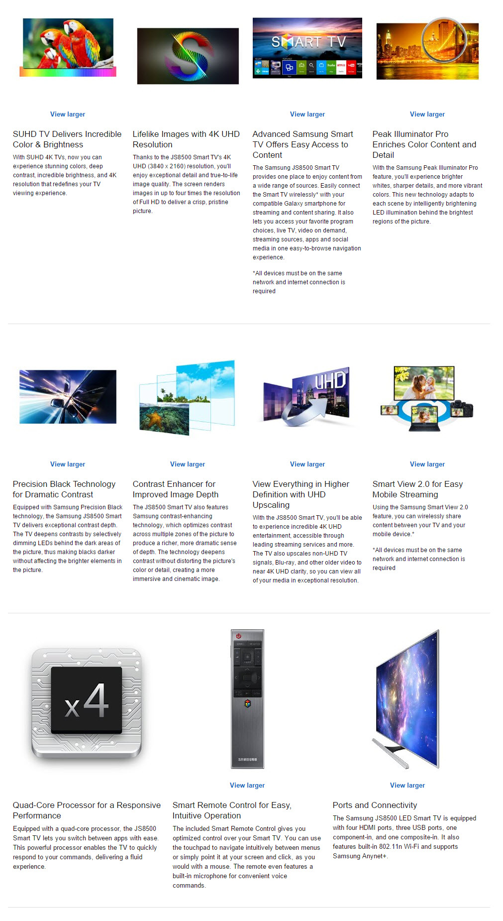 Samsung LED Mirror TV