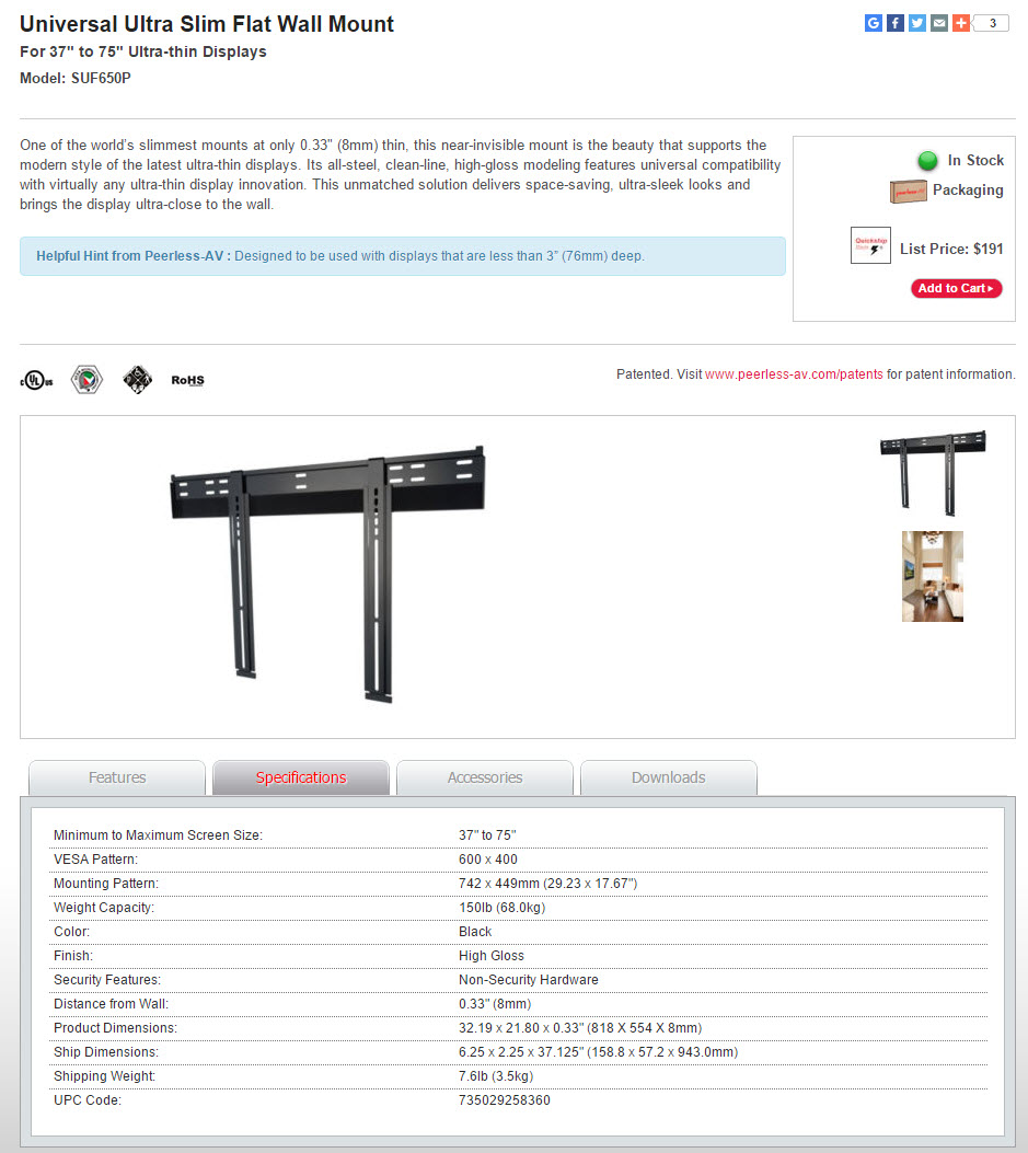 Samsung LED Mirror TV