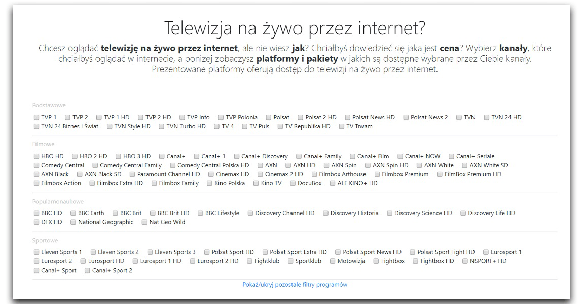 Polish TV live online channels and where to watch? HideIPVPN services