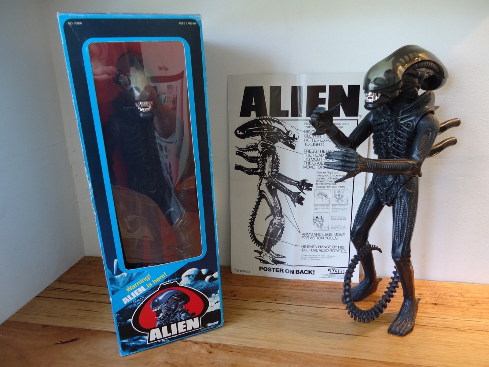 1979 Kenner ALIEN Action Figure. HIDEOUS PLASTIC
