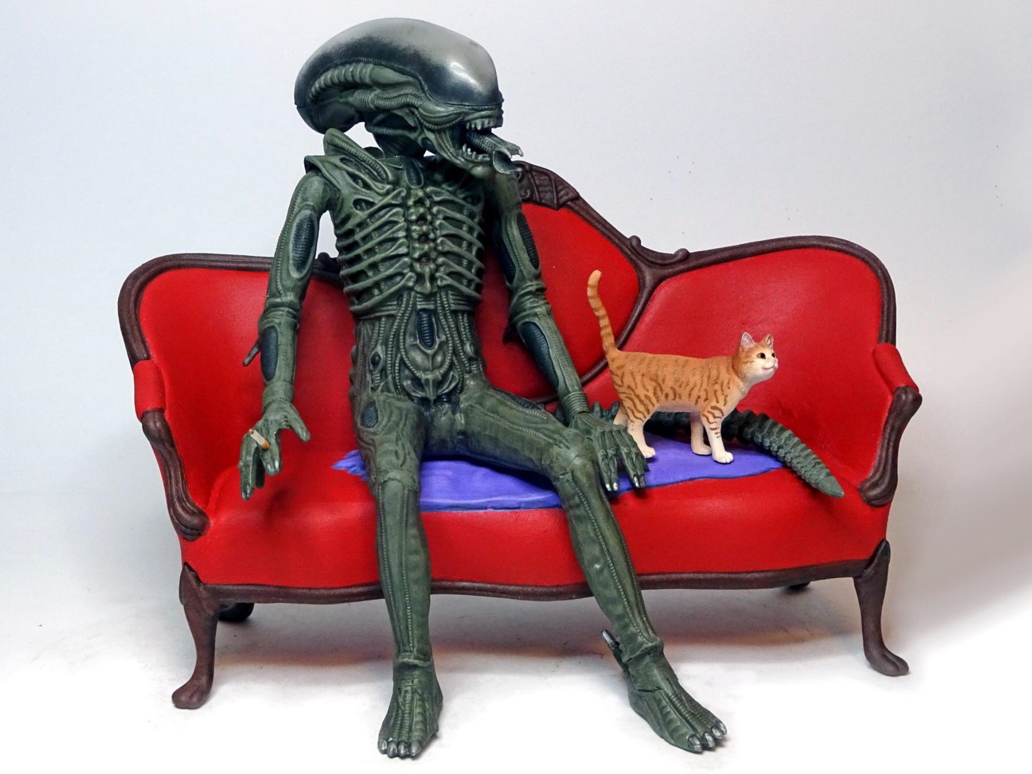 Assembled MPC ALIEN Kits. | HIDEOUS PLASTIC