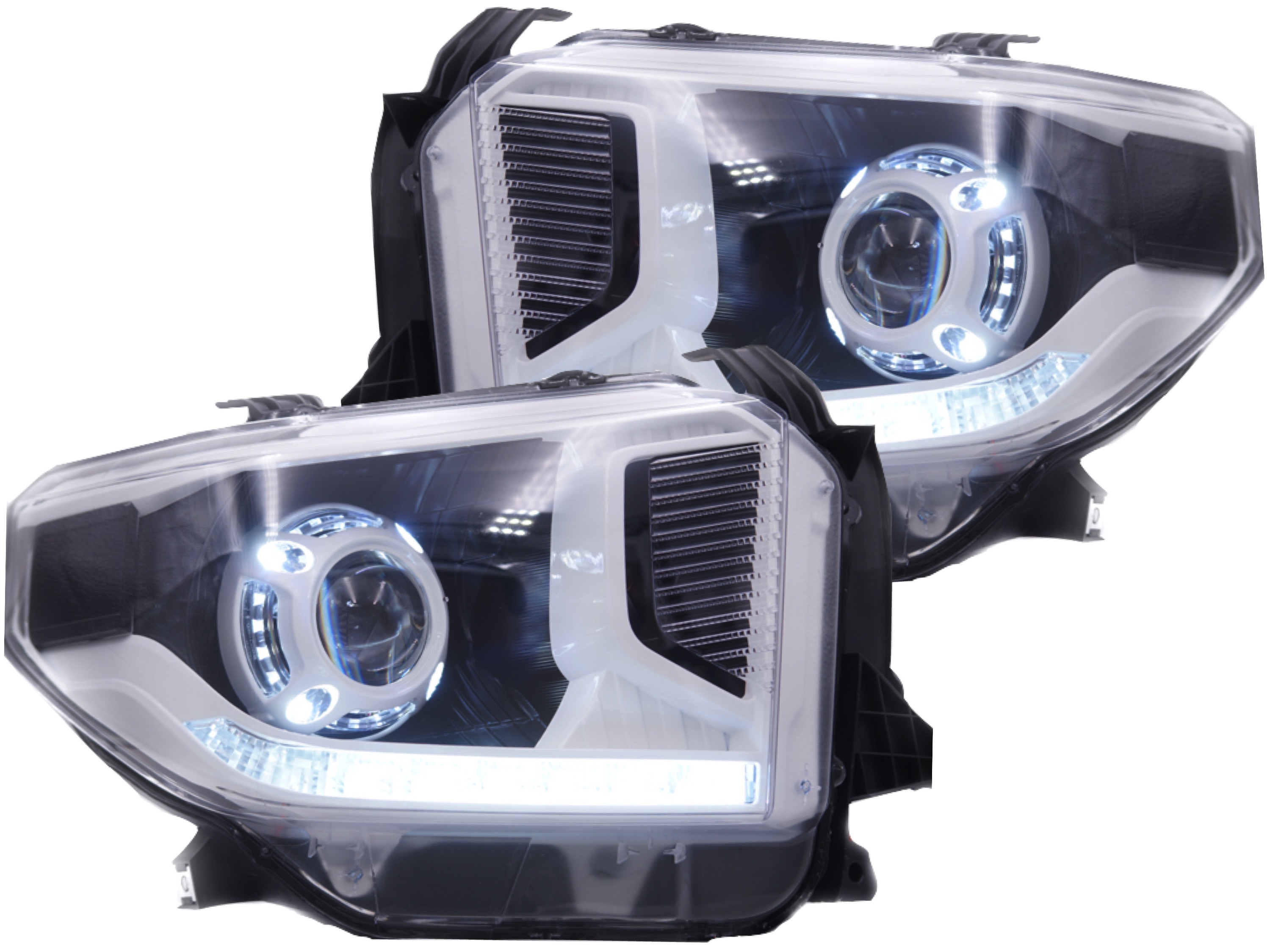 1417 Toyota Tundra HID Retrofit Projector LED Headlights HID