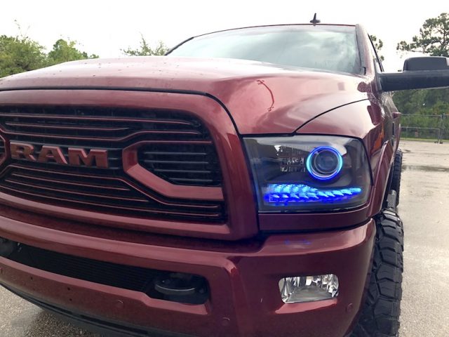 2015 RAM 1500 Headlights 20132017 RAM 1500 Led Halo Projector