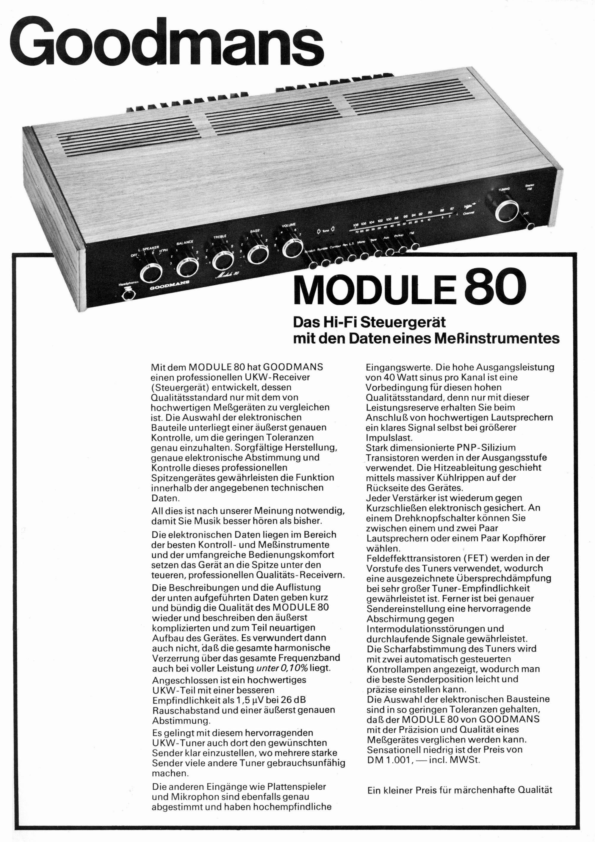 Goodmans Module 80 HifiWiki