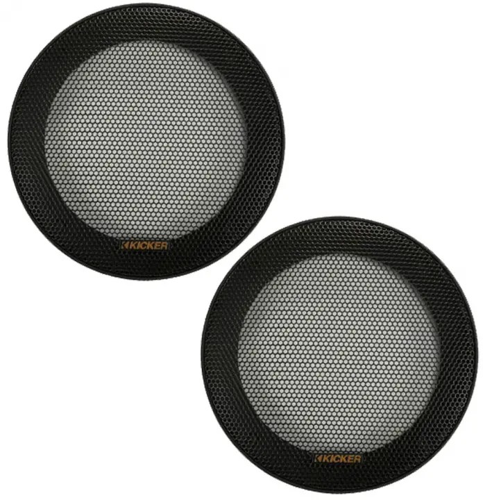 Kicker 47KSC5G Car Audio 5 1/4" Pair Speaker Grills for 47KSC504